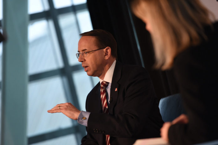 Deputy Attorney General Rod Rosenstein