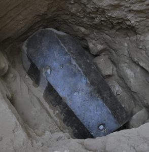 Giant 2,000 year old sarcophagus discovered in Alexandria, Egypt.