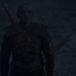 Dark image of the Night King from GoT S. 8, Ep. 3