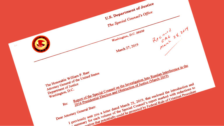 READ: Mueller’s Letter to Attorney General Barr